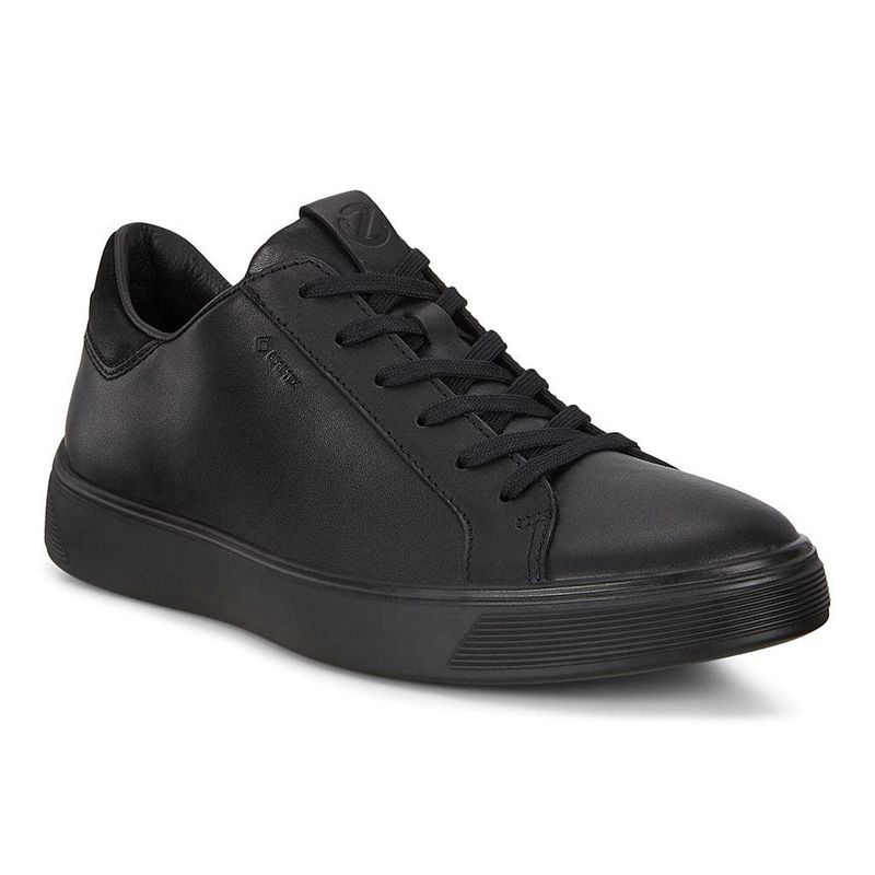 Men Casual Ecco Street Tray M - Sneakers Black - India WEXQAP498